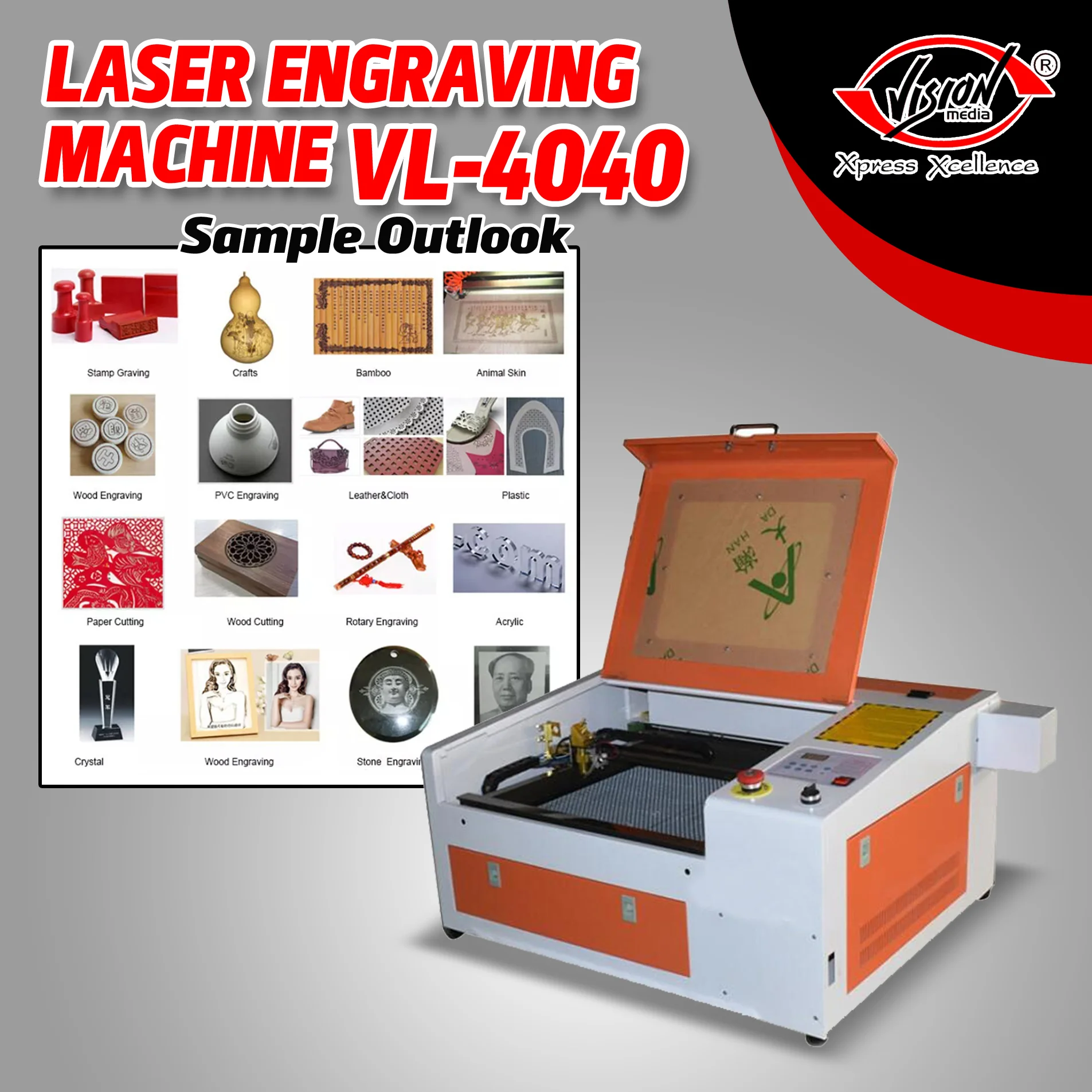 LASER CUTTING ENGRAVING MACHINE-50WATT