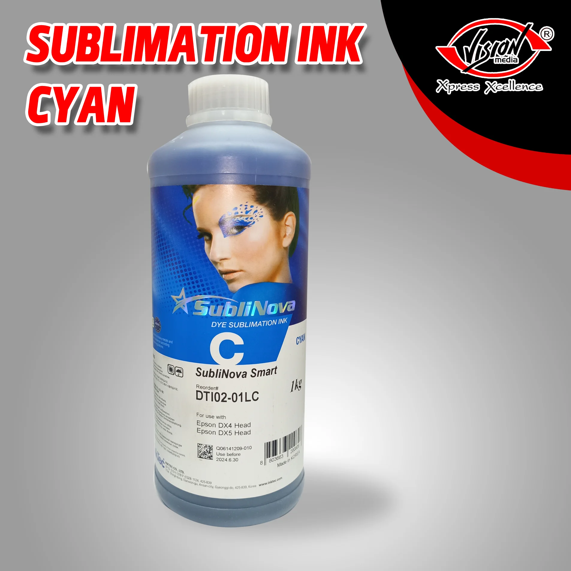 CYAN 1L INK SUB 1LITER C