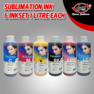 6 COLOUR INK SET 1LITER