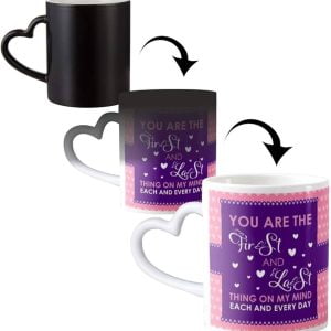 Mug Magic Black Heart Handle 11oz