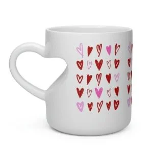Mug Body Heart White 11Oz